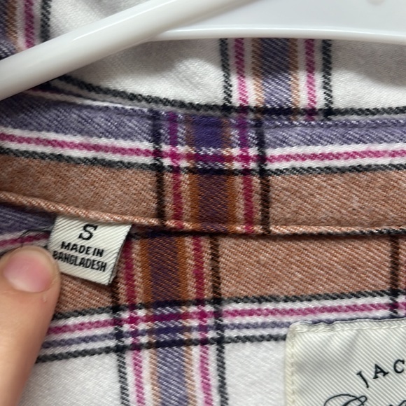 3/$15 Deal 🎉 Flannel ⭐️ Button Collar Shirt - Size S - Picture 5 of 6